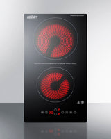 12" Wide 230V 2-Burner Radiant Cooktop With Safety Shutoff - (CRH2BT30230)