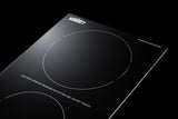12" Wide 230V 2-Burner Radiant Cooktop With Safety Shutoff - (CRH2BT30230)