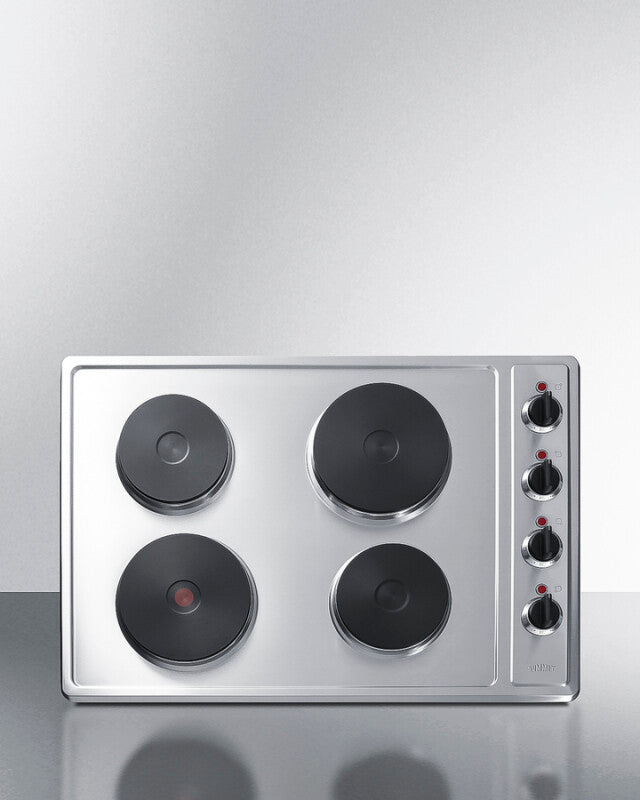 30" Wide 208/240V 4-Burner Solid Disk Cooktop - (CSD4B300)
