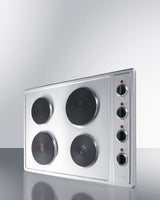 30" Wide 208/240V 4-Burner Solid Disk Cooktop - (CSD4B300)