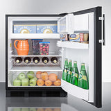 24" Wide Built-in Refrigerator-freezer, ADA Compliant - (CT663BKBIADA)