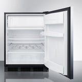 24" Wide Built-in Refrigerator-freezer, ADA Compliant - (CT663BKBISSHHADA)