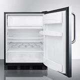 24" Wide Built-in Refrigerator-freezer, ADA Compliant - (CT663BKBISSTBADA)