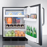 24" Wide Built-in Refrigerator-freezer, ADA Compliant - (CT663BKBISSTBADA)