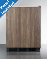 24" Wide Built-in Refrigerator-freezer With Wood Panel, ADA Compliant - (CT663BKBIWP1ADA)