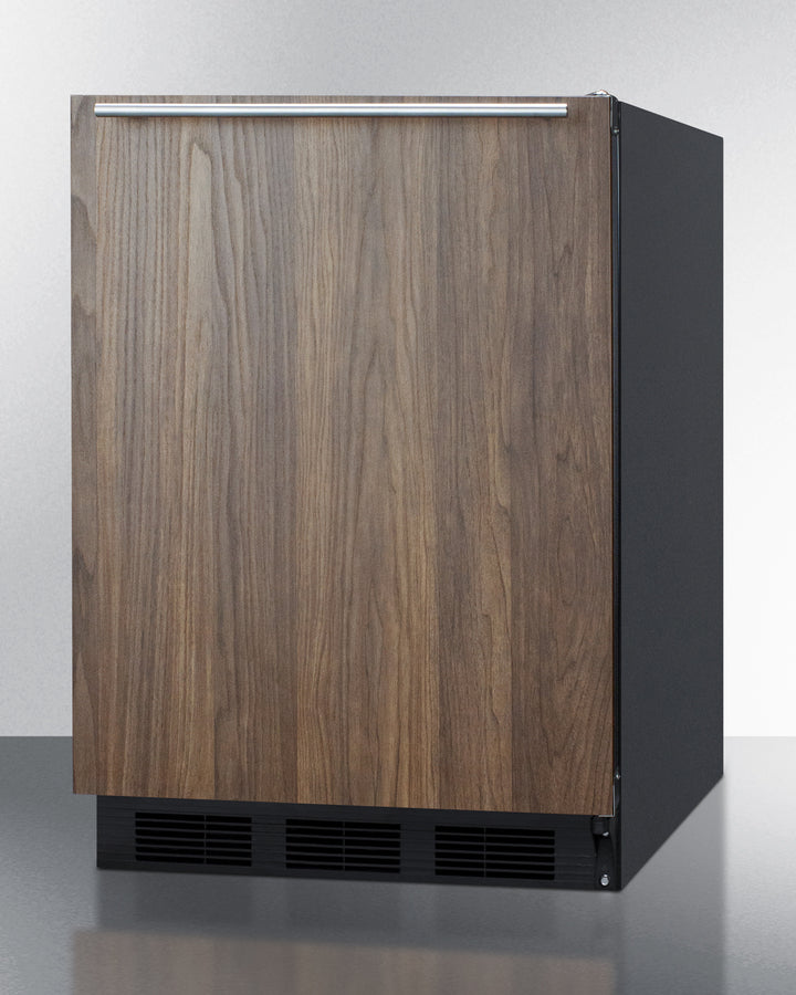 24" Wide Built-in Refrigerator-freezer With Wood Panel, ADA Compliant - (CT663BKBIWP1ADA)