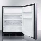 24" Wide Refrigerator-Freezer, ADA Compliant (Panel Not Included) - (CT663BKIFADA)