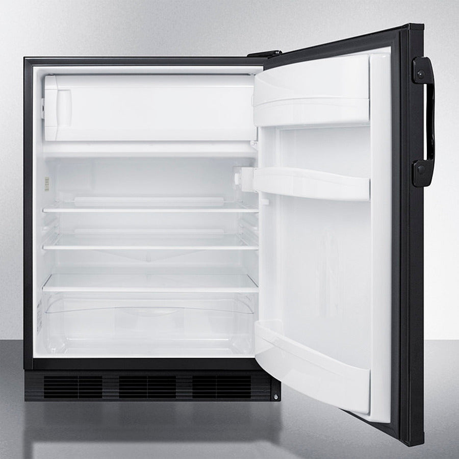 24" Wide Refrigerator-freezer - (CT66BK)