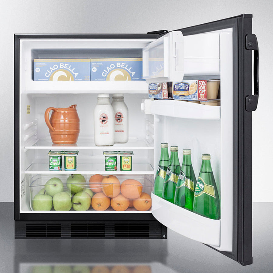 24" Wide Refrigerator-freezer - (CT66BK)