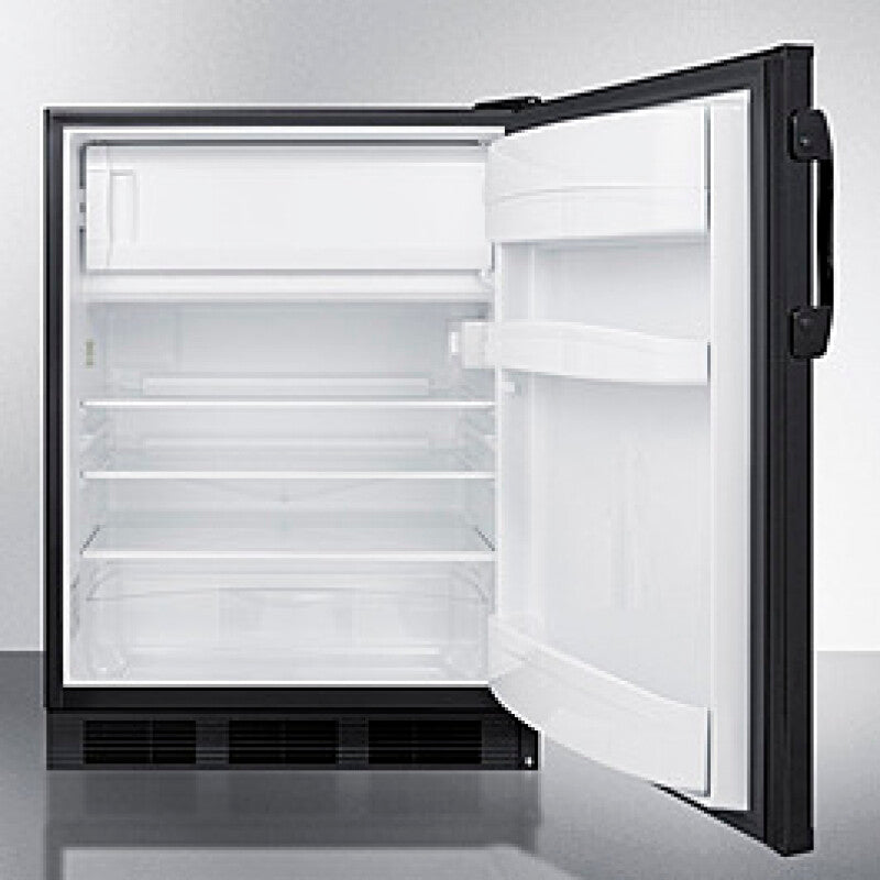24" Wide Refrigerator-freezer - (CT66BK)