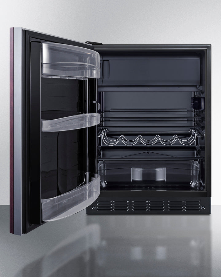 24" Wide Refrigerator-freezer, ADA Compliant (panel Not Included) - (CT66BK2SSIFADALHD) - SUMMIT
