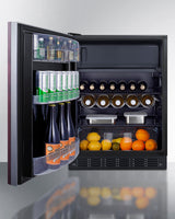 24" Wide Refrigerator-freezer, ADA Compliant (panel Not Included) - (CT66BK2SSIFADALHD) - SUMMIT