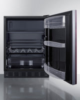 24" Wide Refrigerator-freezer, ADA Compliant (panel Not Included) - (CT66BK2SSIFADA) - SUMMIT