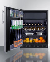 24" Wide Refrigerator-freezer - (CT66BK2SSLHD) - SUMMIT