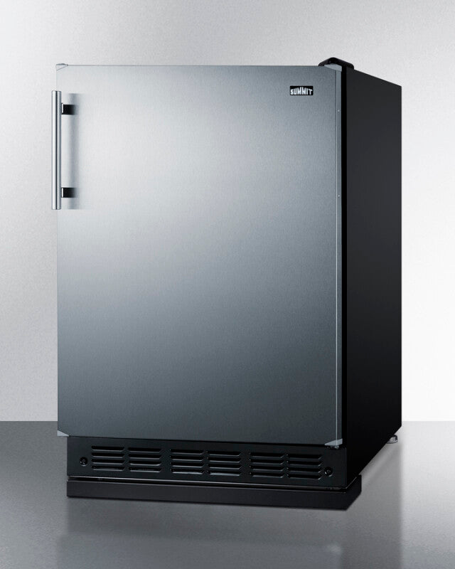 24" Wide Refrigerator-freezer - (CT66BK2SSRS) - SUMMIT