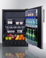 24" Wide Refrigerator-freezer - (CT66BK2SSRS) - SUMMIT
