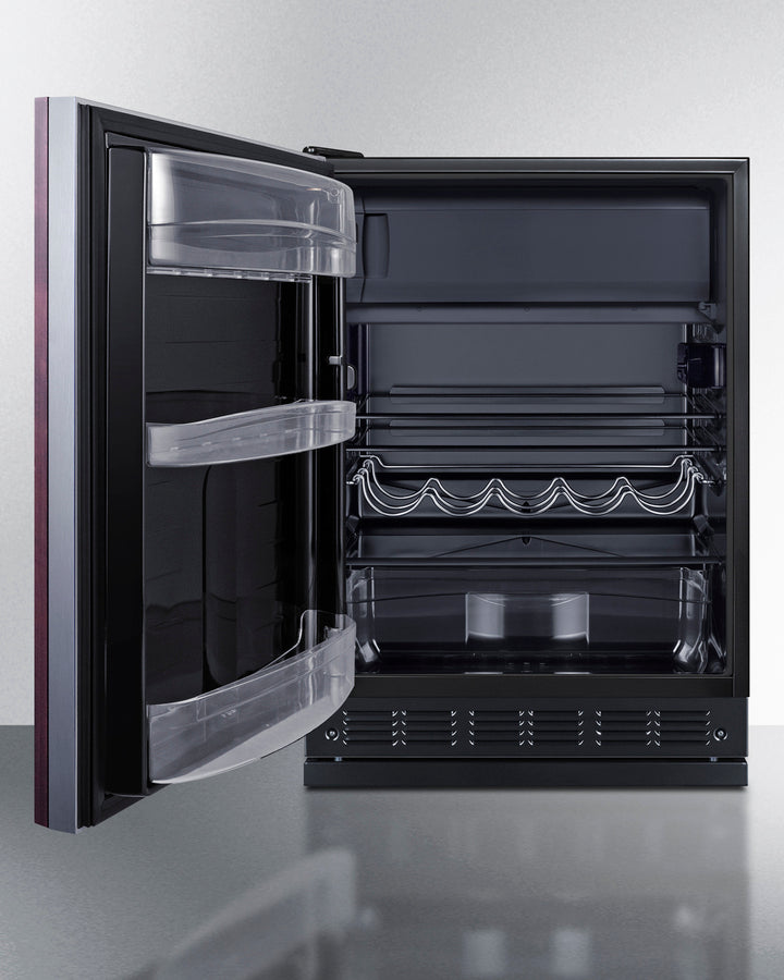 24" Wide Refrigerator-freezer (panel Not Included) - (CT66BK2SSRSIFLHD) - SUMMIT