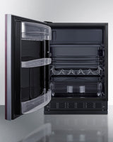 24" Wide Refrigerator-freezer (panel Not Included) - (CT66BK2SSRSIFLHD) - SUMMIT