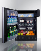24" Wide Refrigerator-freezer (panel Not Included) - (CT66BK2SSRSIFLHD) - SUMMIT
