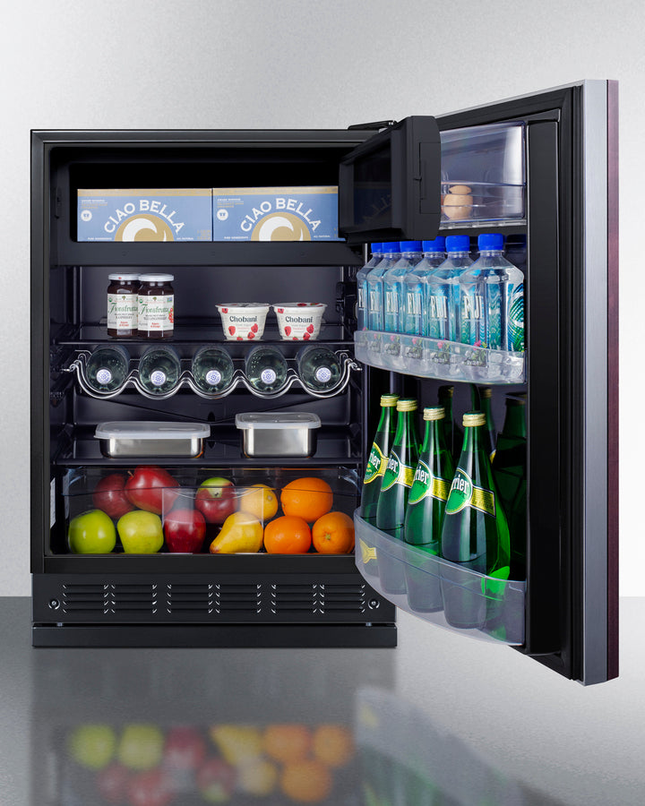 24" Wide Refrigerator-freezer (panel Not Included) - (CT66BK2SSRSIF) - SUMMIT