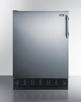 24" Wide Refrigerator-freezer - (CT66BK2SSRSLHD) - SUMMIT