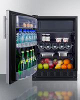24" Wide Refrigerator-freezer - (CT66BK2SSRSLHD) - SUMMIT
