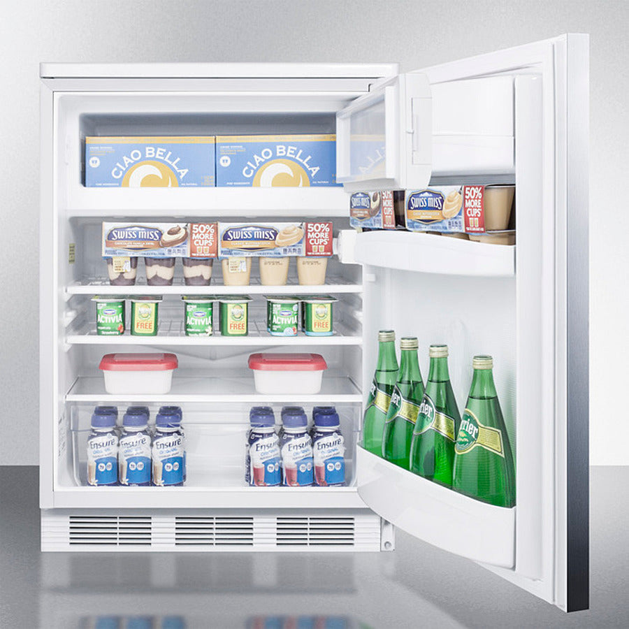 24" Wide Built-in Refrigerator-freezer - (CT66LWBISSHH)