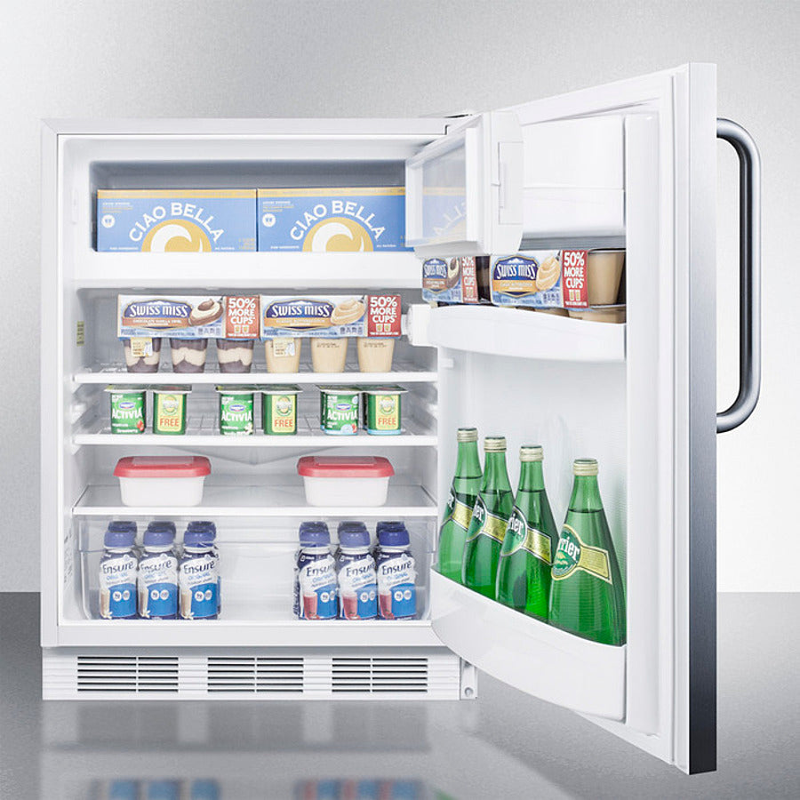 24" Wide Built-in Refrigerator-freezer - (CT66LWCSS)