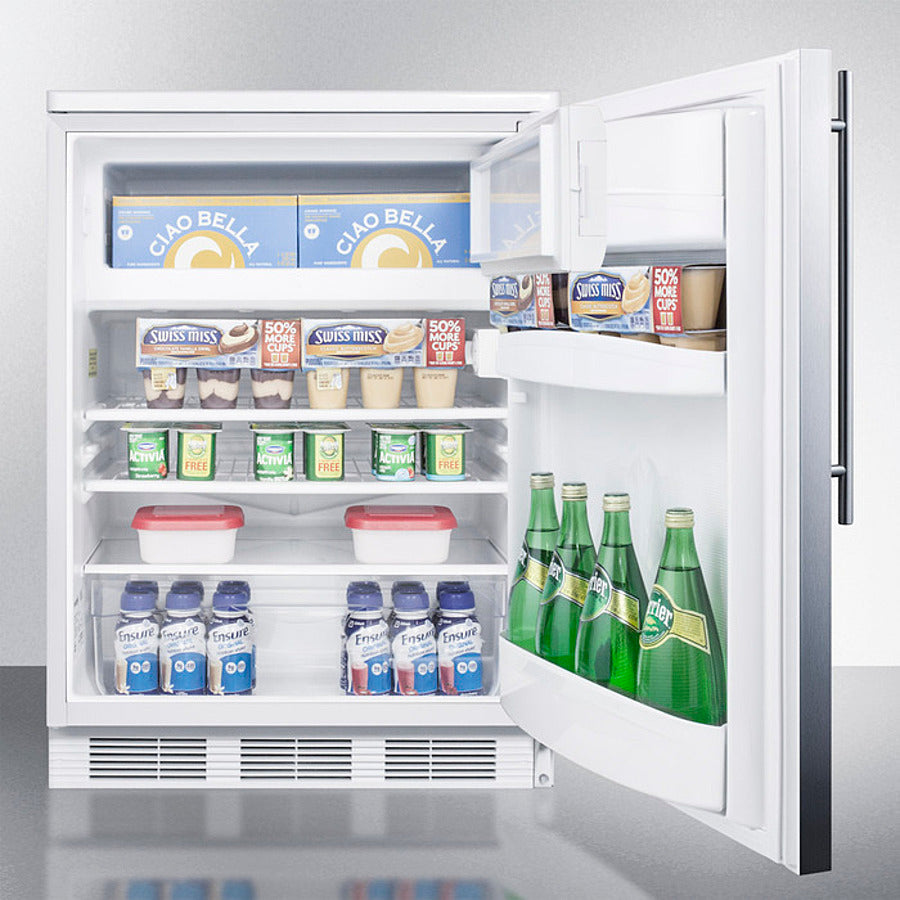 24" Wide Refrigerator-freezer - (CT66LWSSHV)