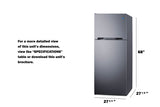 28" Wide Top-Mount Refrigerator-Freezer - (CTR15SSLHD)