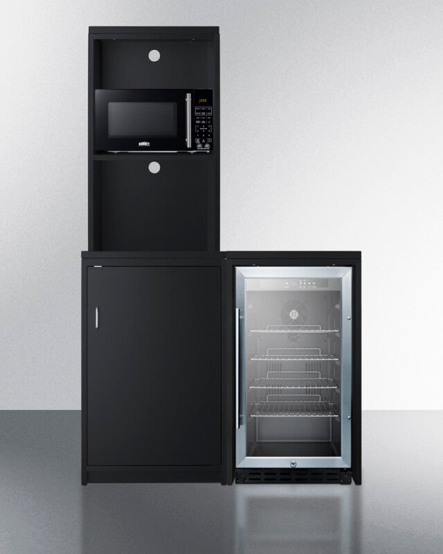 43" Wide Casework Suite With Beverage Center and Microwave, ADA Height - (CWSUITE43G)