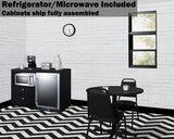 52" Wide Casework Suite With Beverage Center and Microwave, ADA Height - (CWSUITE52G)