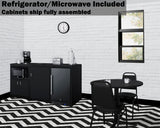 64" Wide Casework Suite With Refrigerator and Microwave, ADA Height - (CWSUITE64R)