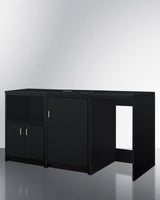 64" Wide Casework Suite With Refrigerator and Microwave, ADA Height - (CWSUITE64R)