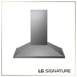 LG SIGNATURE HCEU3039X 30 inch wall mount chimney range hood front view