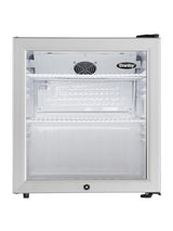 Danby 1.6 cu. ft. Compact Glass Door Fridge in Platinum - (DAG016A2BDB)
