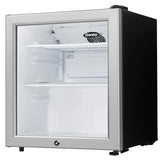 Danby 1.6 cu. ft. Compact Glass Door Fridge in Platinum - (DAG016A2BDB)