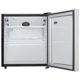 Danby 1.6 cu. ft. Compact Glass Door Fridge in Platinum - (DAG016A2BDB)