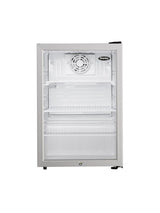 Danby 2.6 cu. ft. Compact Glass Door Fridge in Platinum - (DAG026A2BDB)
