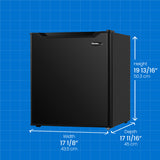Danby 1.6 cu. ft. Compact Fridge in Black - (DAR016B1BM) - DANBY
