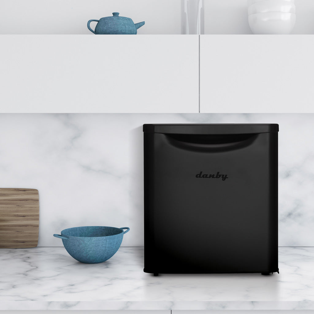 Danby 1.7 cu. ft. Compact Fridge in Black - (DAR017A3BDB) - DANBY
