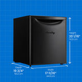 Danby 1.7 cu. ft. Compact Fridge in Black - (DAR017A3BDB) - DANBY
