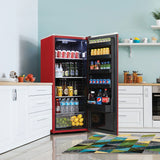 Danby 11.0 cu. ft. Apartment Size Fridge in Metallic Red - (DAR110A3LDB) - DANBY