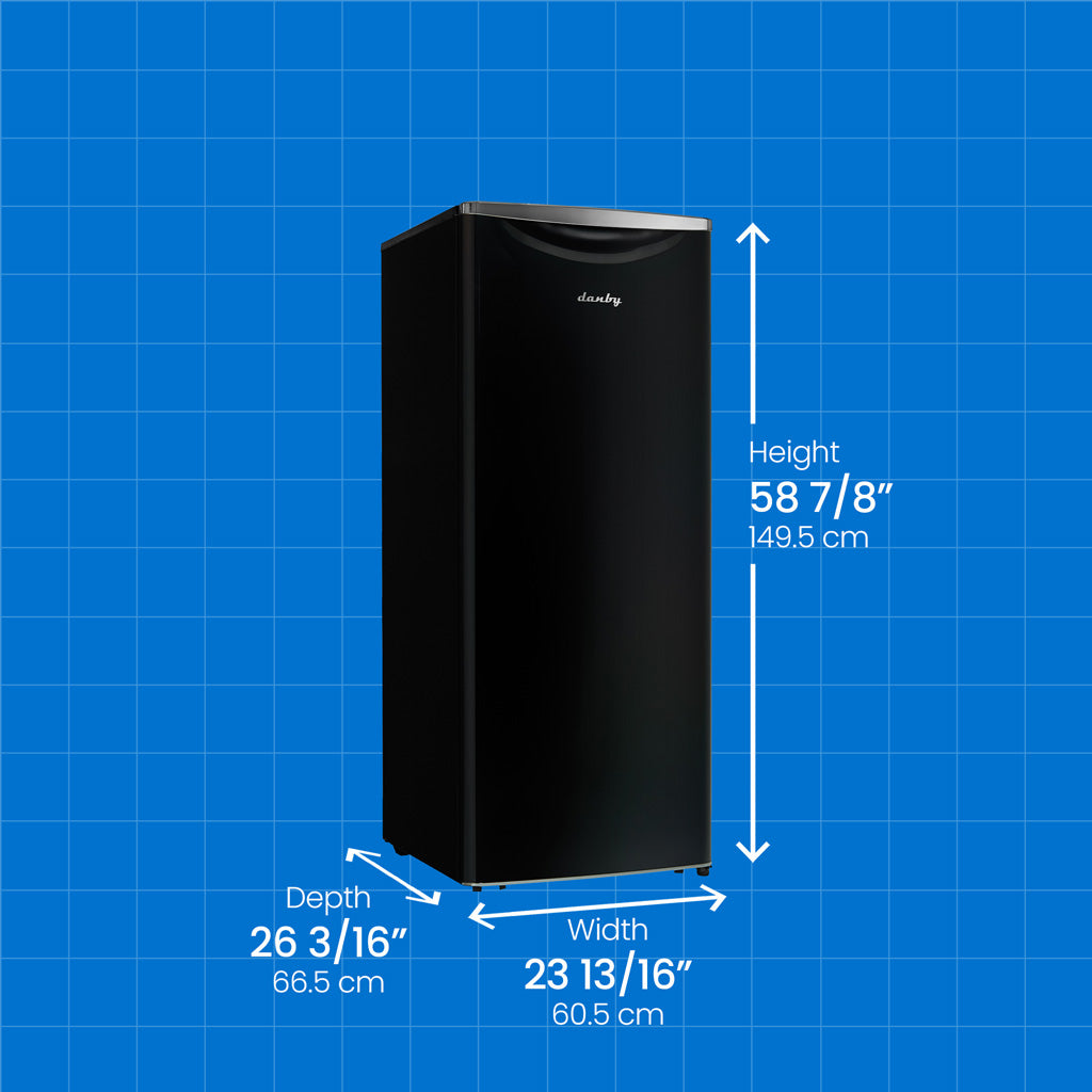 Danby 11.0 cu. ft. Apartment Size Fridge in Black - (DAR110A3MDB) - DANBY