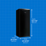 Danby 11.0 cu. ft. Apartment Size Fridge in Black - (DAR110A3MDB) - DANBY