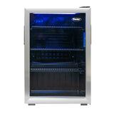 Danby 2.6 cu. ft. Free-Standing Beverage Center in Stainless Steel - (DBC026A1BSSDB) - DANBY