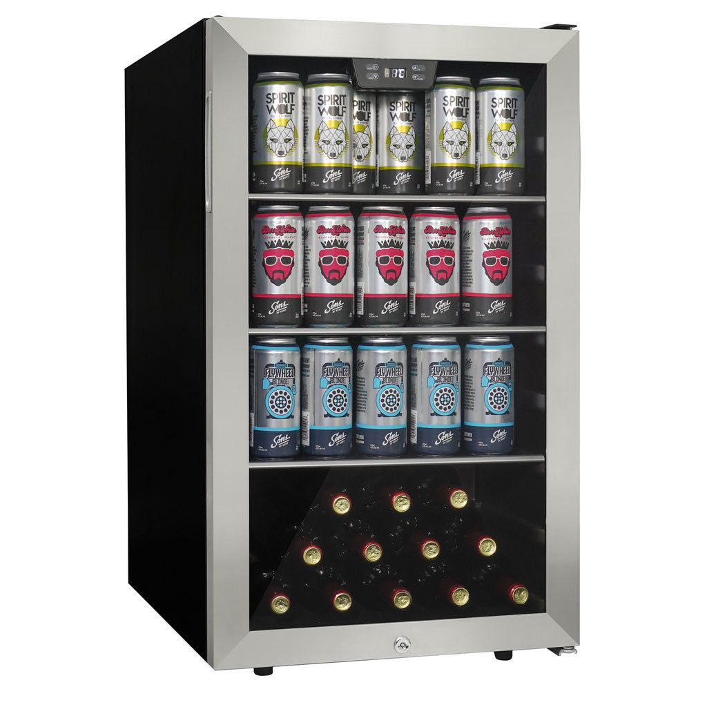 Danby 4.5 cu. ft. Free-Standing Beverage Center in Stainless Steel - (DBC045L1SS)