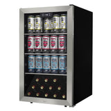 Danby 4.5 cu. ft. Free-Standing Beverage Center in Stainless Steel - (DBC045L1SS)