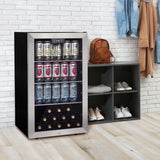Danby 4.5 cu. ft. Free-Standing Beverage Center in Stainless Steel - (DBC045L1SS)