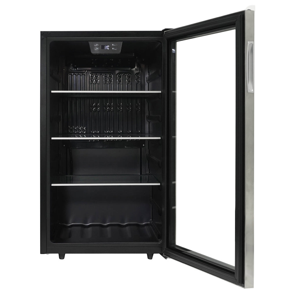 Danby 4.5 cu. ft. Free-Standing Beverage Center in Stainless Steel - (DBC045L1SS)